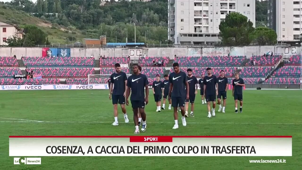 Cosenza, a caccia del primo colpo in trasferta