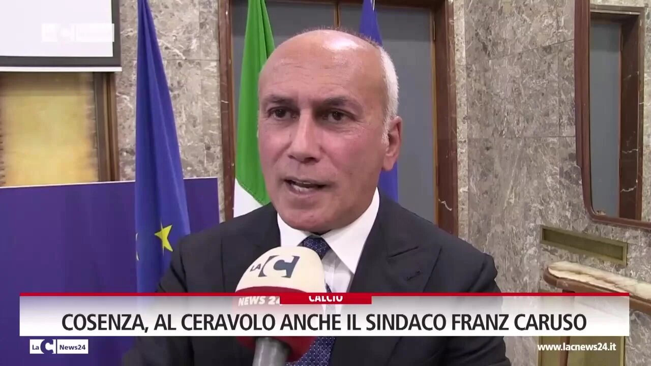 Cosenza, al Ceravolo anche il Sindaco Franz Caruso