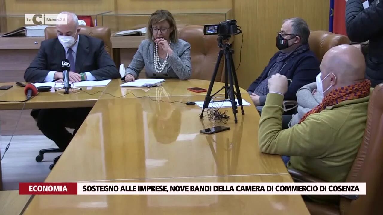 Sostegno alle imprese, nove bandi della Camera di Commercio di Cosenza