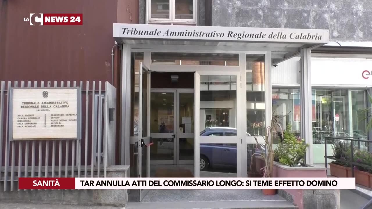 Tar annulla atti del commissario Longo: si teme effetto domino