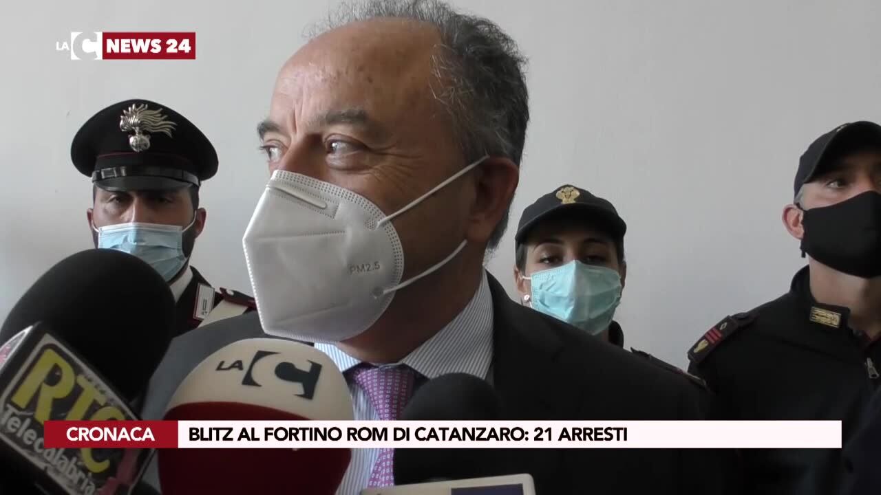 Blitz al fortino rom di Catanzaro: 21 arresti