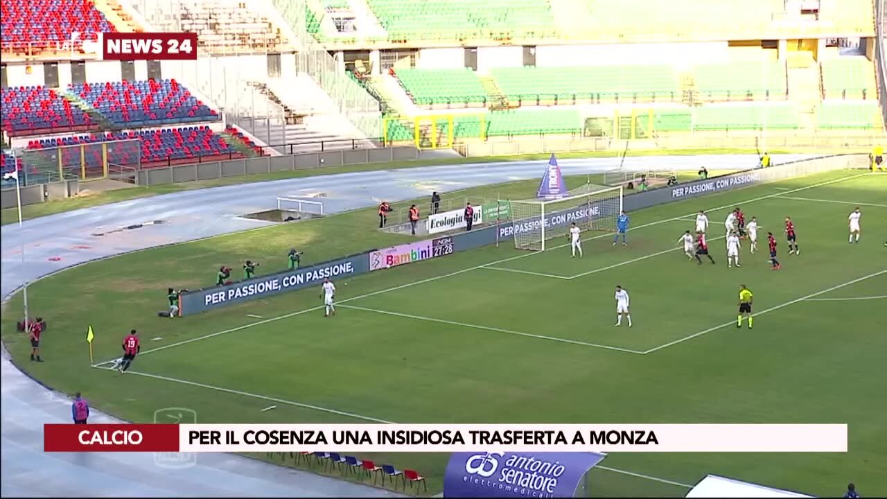 Per il Cosenza una insidiosa trasferta a Monza