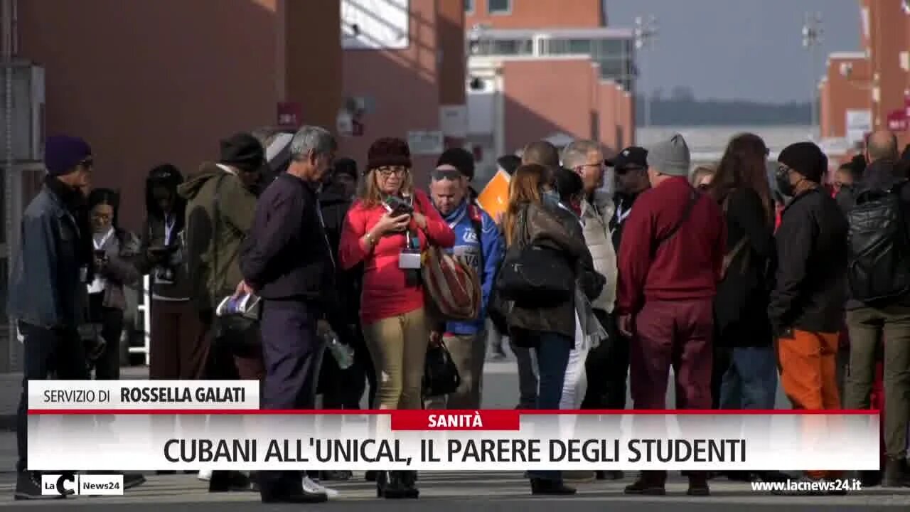 Cubani all'Unical, il parere degli studenti