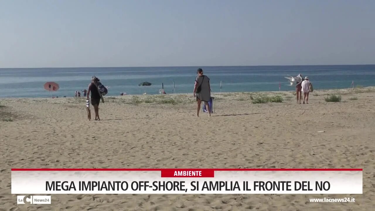 Mega impianto off-shore, si amplia il fronte del no