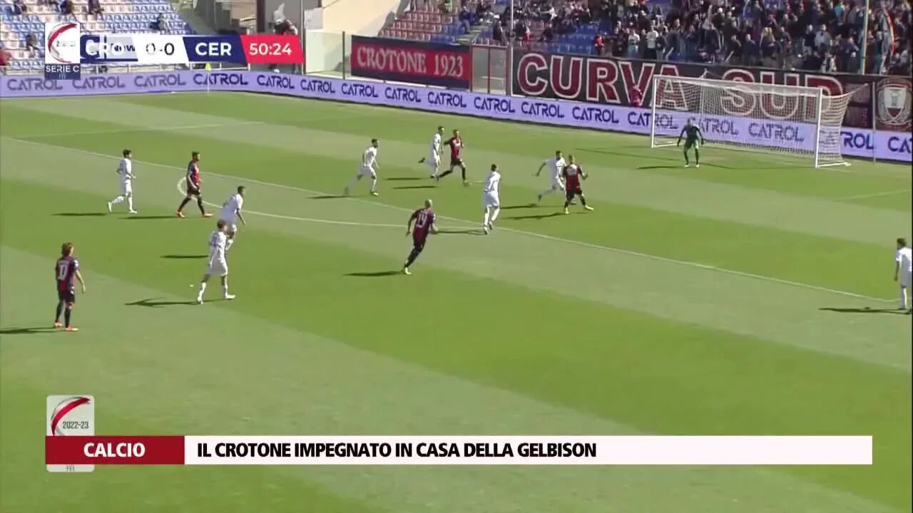 Il Crotone impegnato in casa della Gelbison