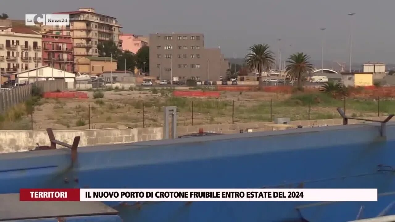 Il nuovo porto di Crotone fruibile entro estate del 2024