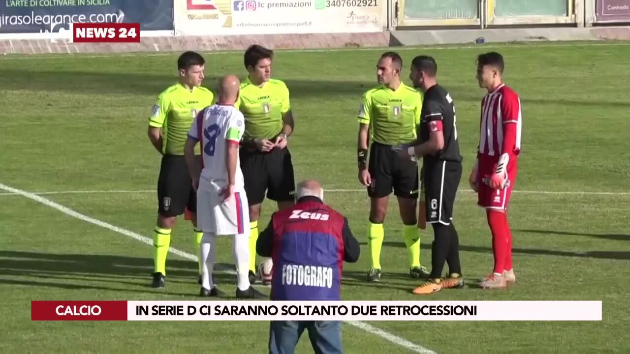 In serie D ci saranno soltanto due retrocessioni