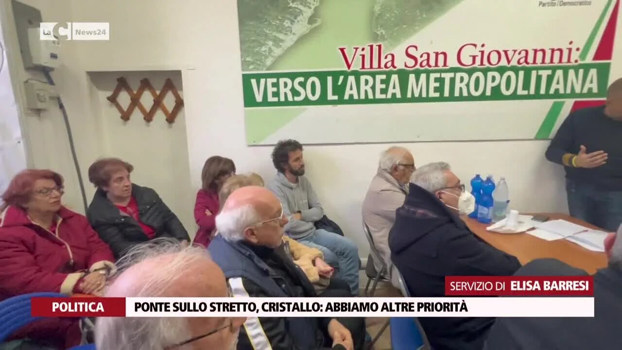 Ponte sullo stretto, Cristallo: abbiamo altre priorità 