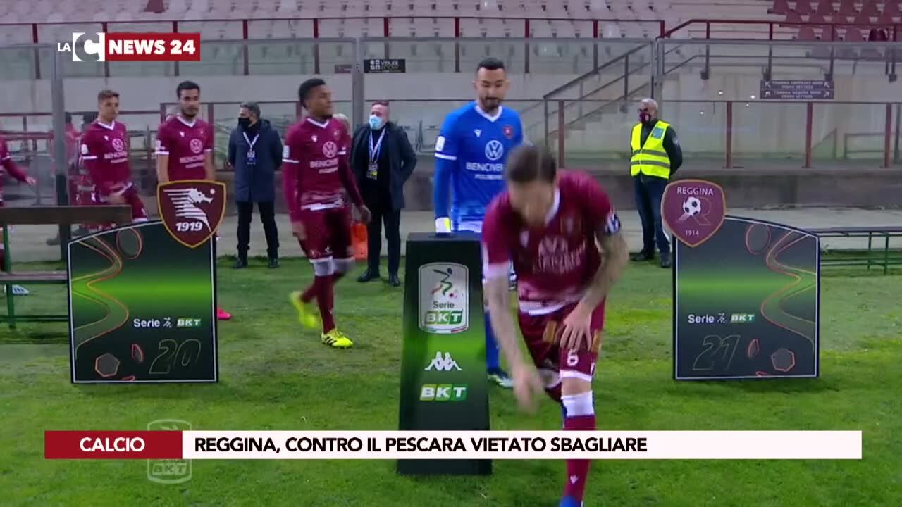 Reggina, contro il Pescara vietato sbagliare