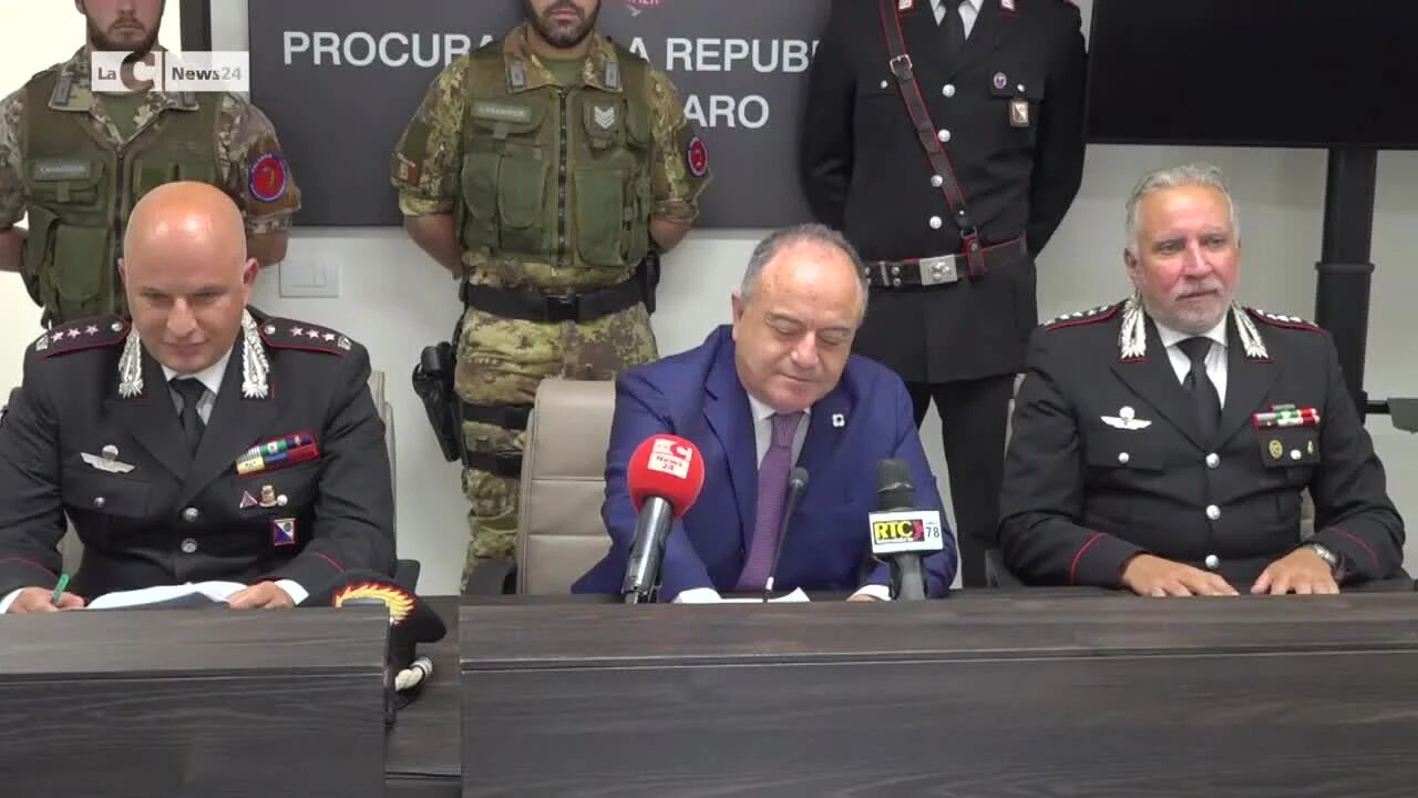 Operazione Maestrale-Carthago, la conferenza stampa del procuratore Gratteri