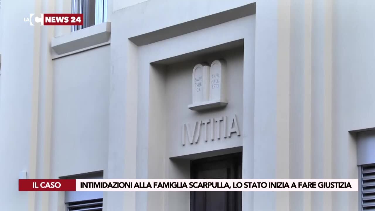 Intimidazioni alla famiglia Scarpulla, lo stato inizia a fare giustizia
