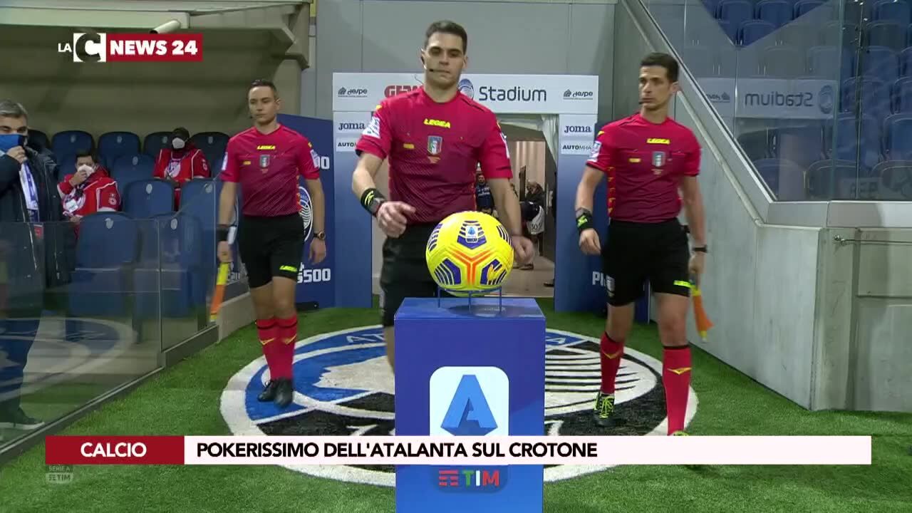 Serie A, pokerissimo dell'Atalanta sul Crotone