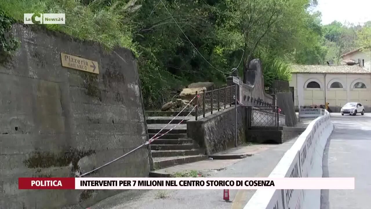 Interventi per 7 milioni nel centro storico di Cosenza