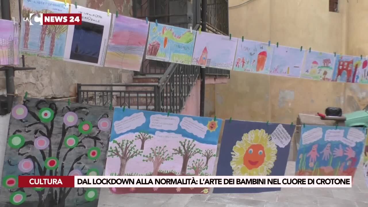 Dal lockdown alla normalità: l’arte dei bambini nel cuore di Crotone