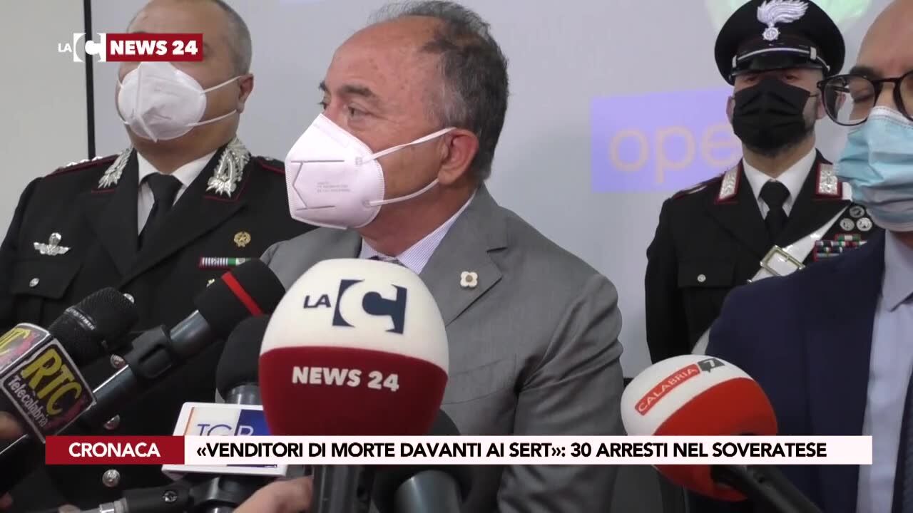 «Venditori di morte davanti ai Sert»: 30 arresti nel soveratese