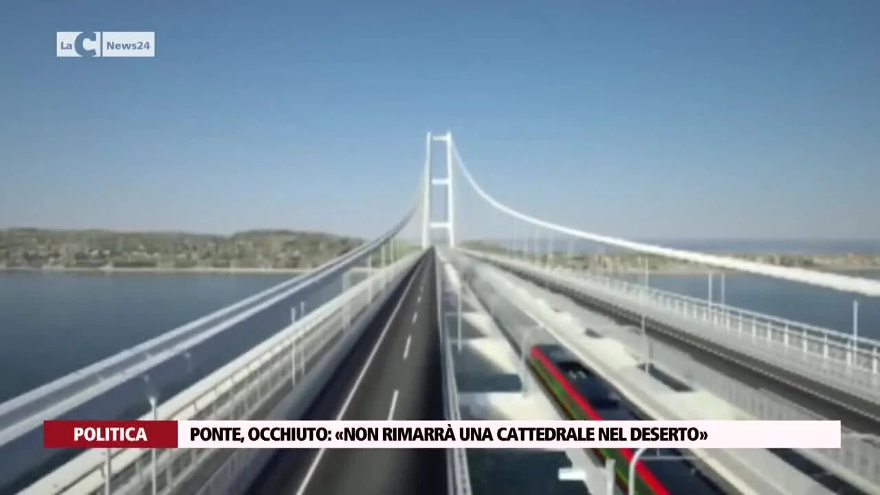 Ponte, Occhiuto: «Non rimarrà una cattedrale nel deserto»