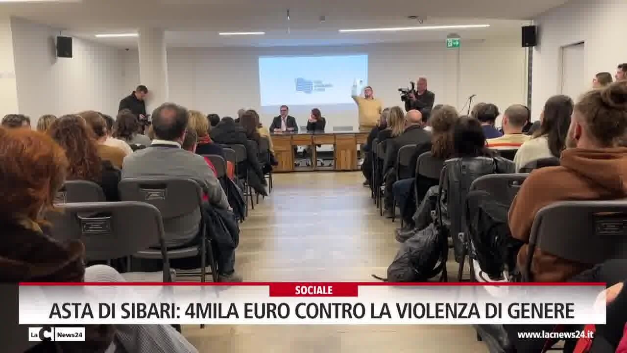 Asta di Sibari: 4mila euro contro la violenza di genere