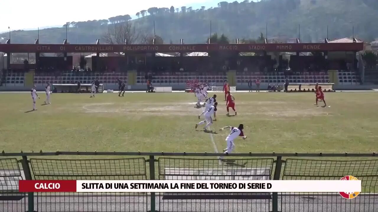 Slitta di una settimana la fine del torneo di Serie D