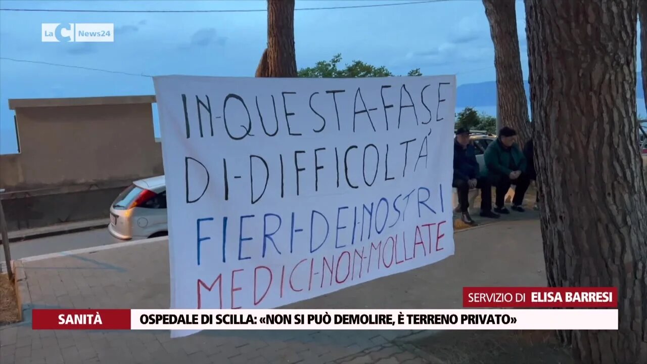 Ospedale di Scilla: «Non si può demolire, è terreno privato»