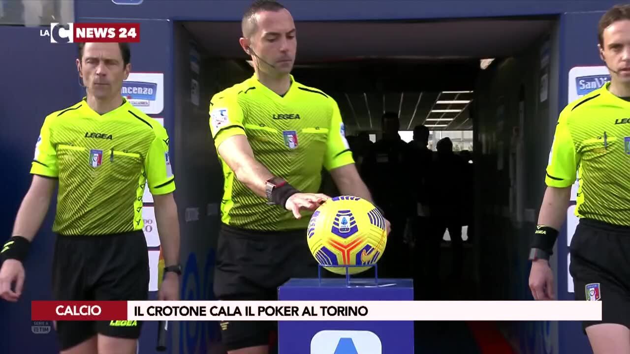 Serie A, il Crotone cala il poker al Torino