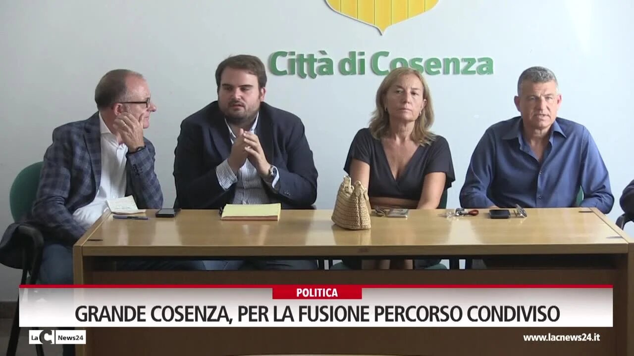 Grande Cosenza, per la fusione percorso condiviso