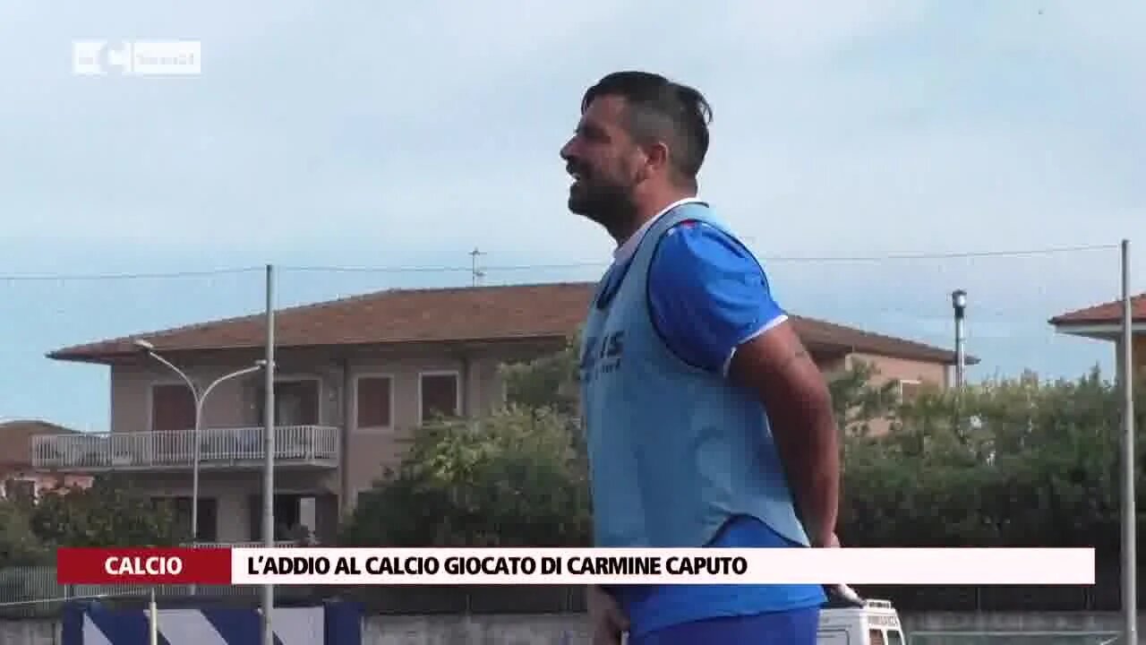 L’addio al calcio giocato di Carmine Caputo