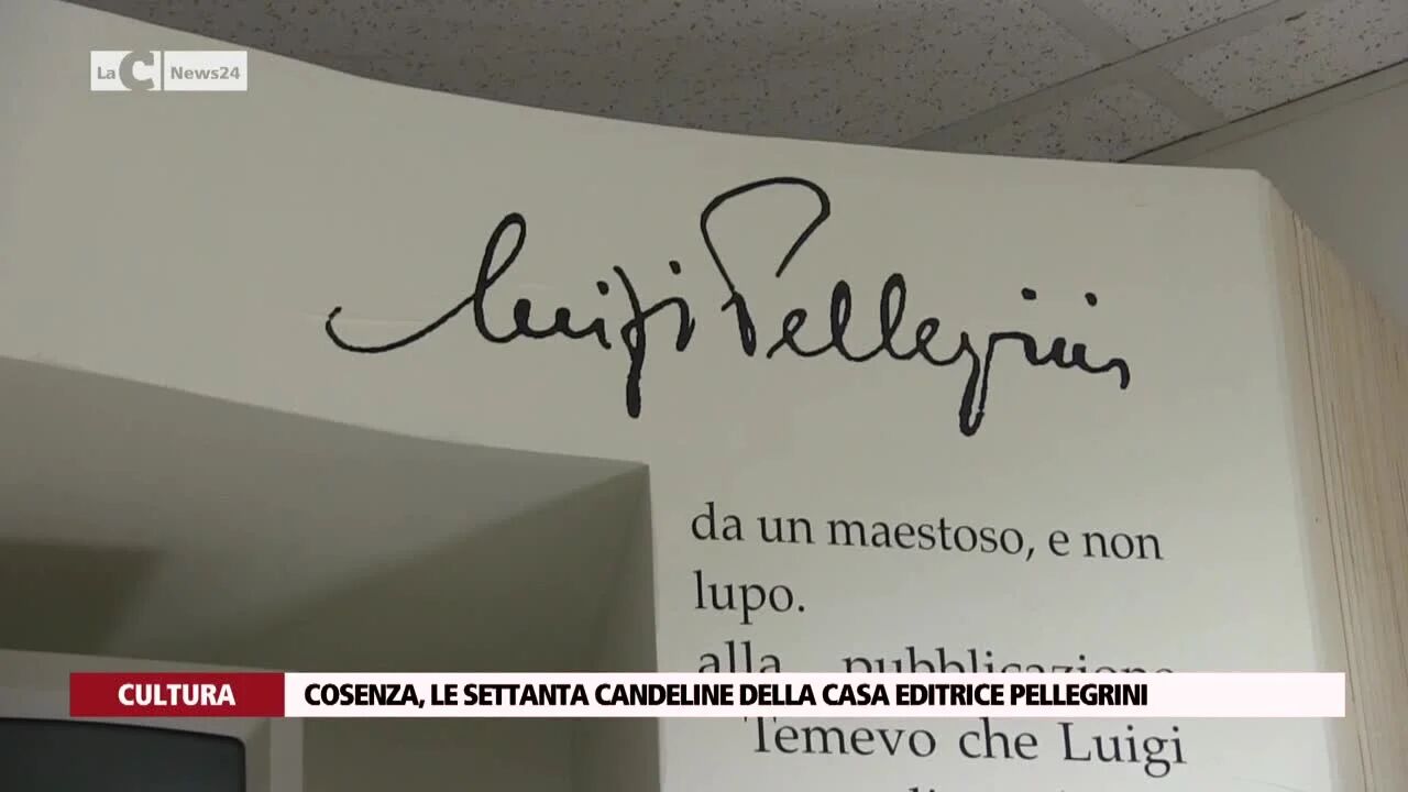 Cosenza, le settanta candeline della casa editrice Pellegrini