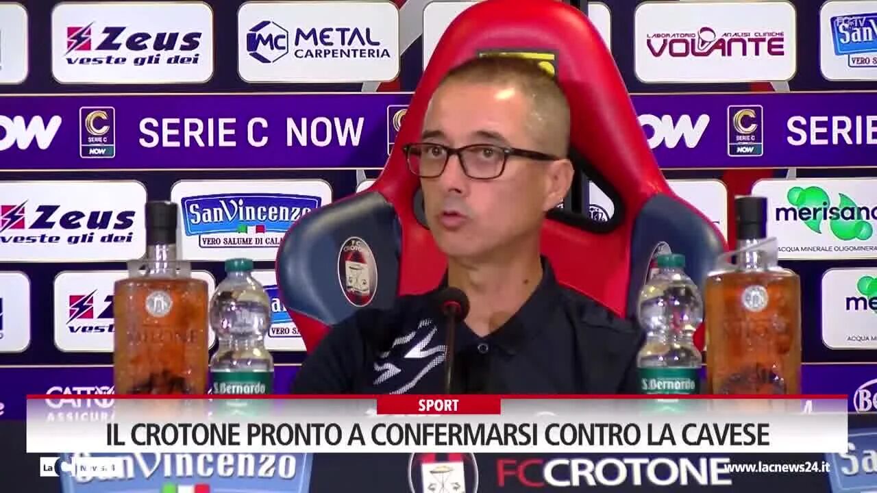 Il Crotone pronto a confermarsi contro la Cavese