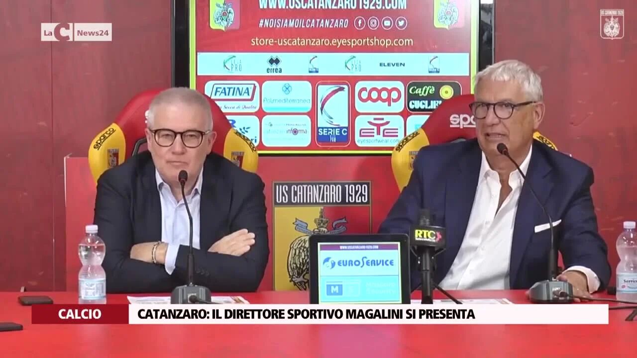 Catanzaro: il direttore sportivo Magalini si presenta