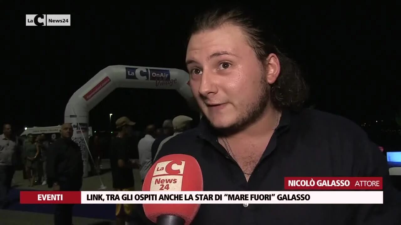 Link, tra gli ospiti anche la star di “Mare Fuori” Galasso