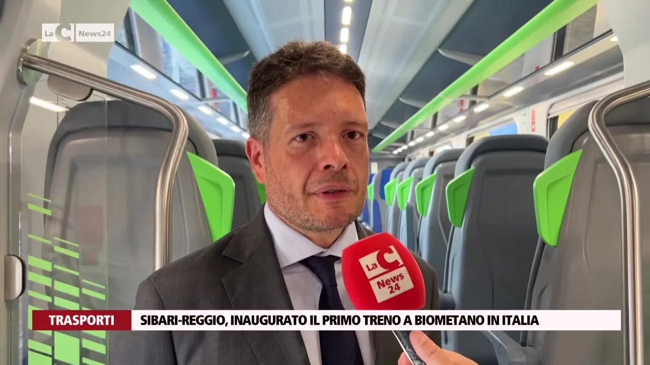 Sibari-Reggio, inaugurato il primo treno a biometano in Italia: intervista al direttore di Trenitalia