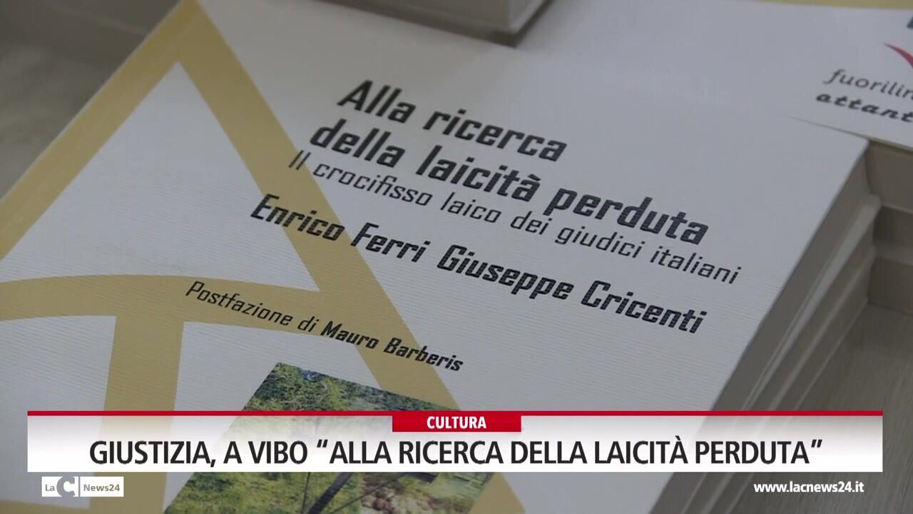Crocifisso nelle aule scolastiche Sì o No: a Vibo presentato il libro “Alla ricerca della laicità perduta”