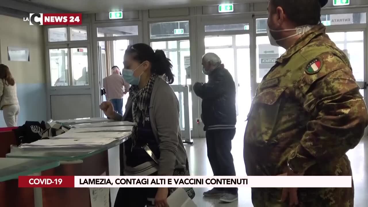 Lamezia, contagi alti e vaccini contenuti