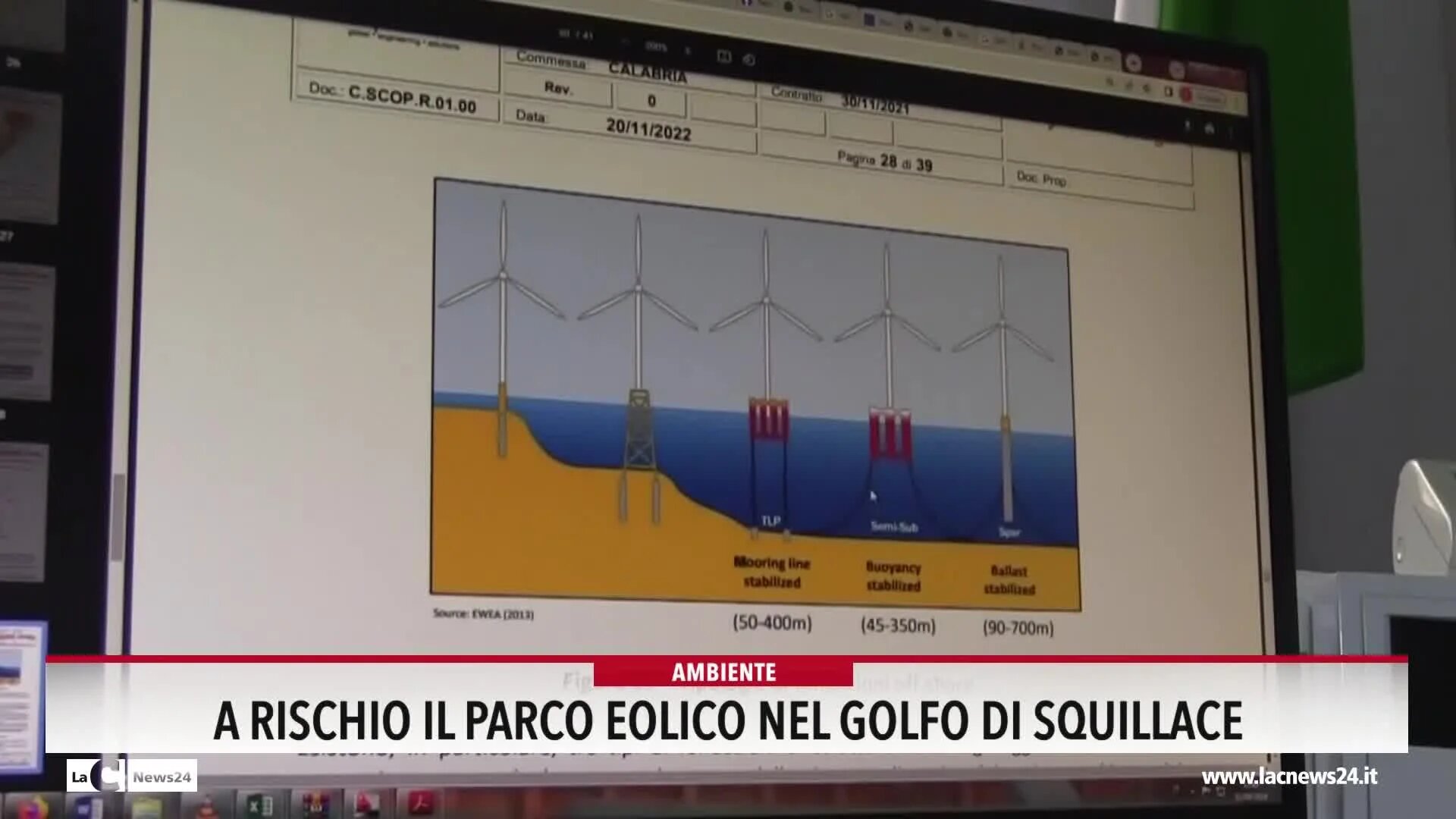 A rischio il parco eolico nel golfo di Squillace