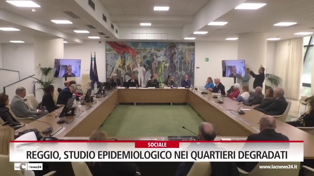 Reggio, studio epidemiologico nei quartieri degradati