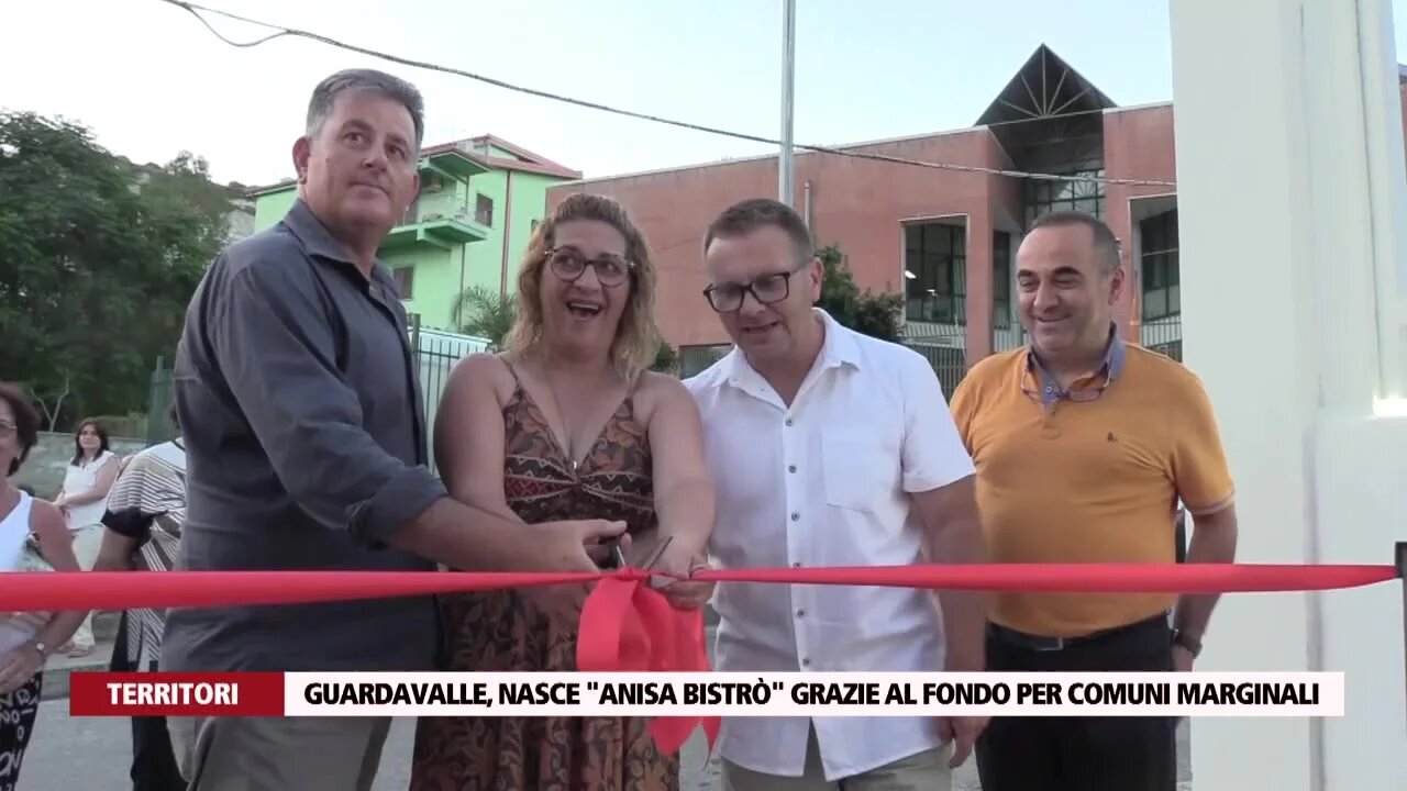 Guardavalle, nasce Anisa Bistrò grazie al fondo per comuni marginali