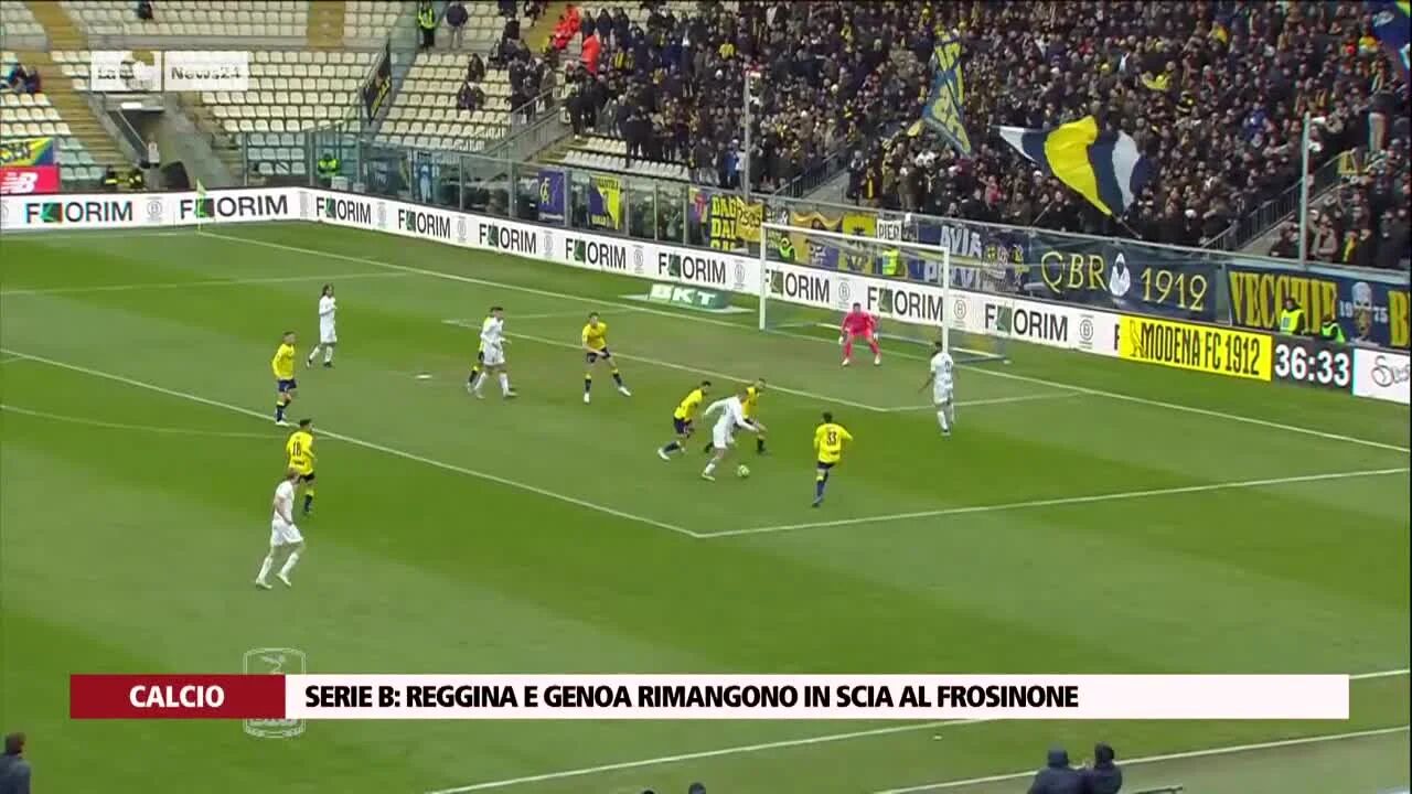 Serie B: Reggina e Genoa rimangono in scia al Frosinone