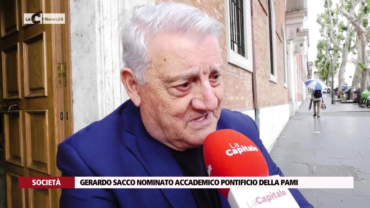 Gerardo Sacco nominato Accademico Pontificio della Pami