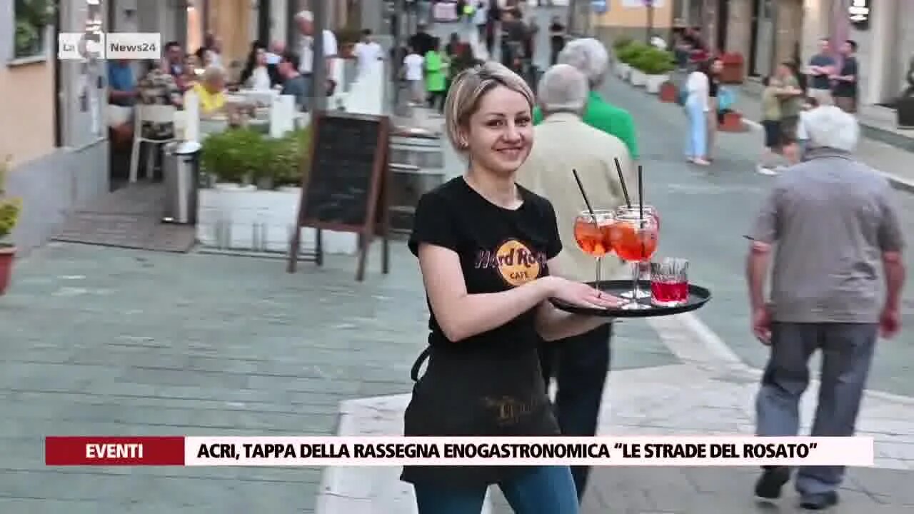 Acri, tappa della rassegna enogastronomica “le strade del rosato”