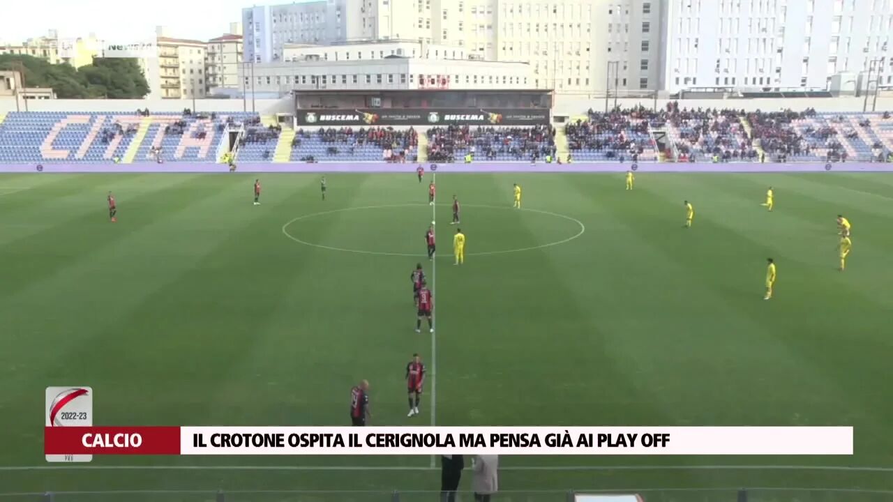 Il Crotone ospita il Cerignola ma pensa già ai play off