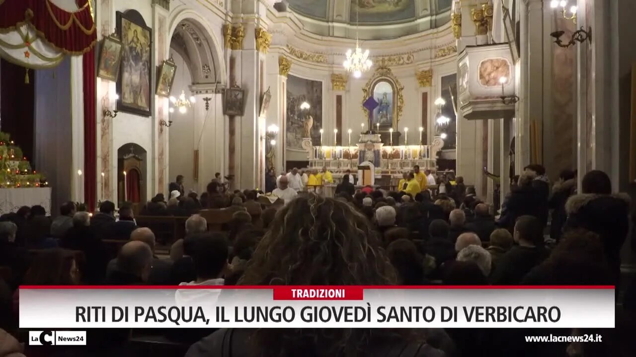 Riti di Pasqua, il lungo Giovedì Santo di Verbicaro