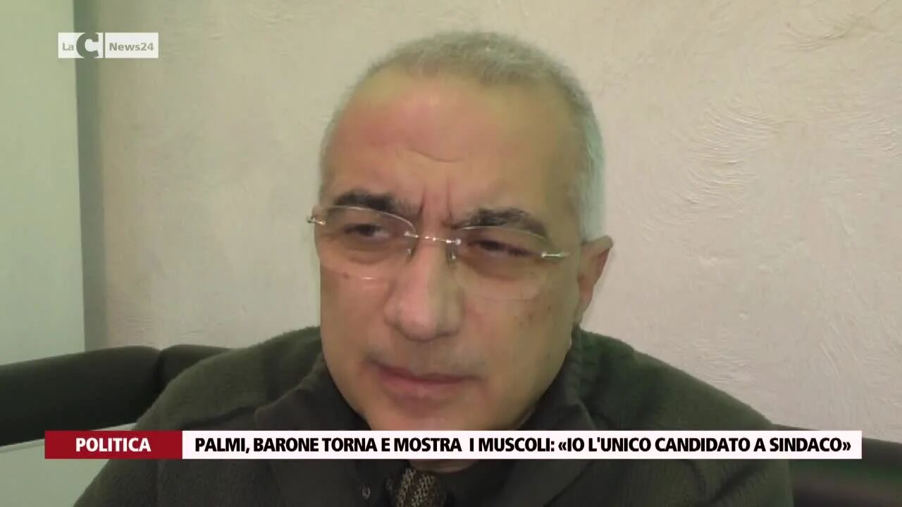 Palmi, Barone torna e mostra  i muscoli: «io l'unico candidato a sindaco»