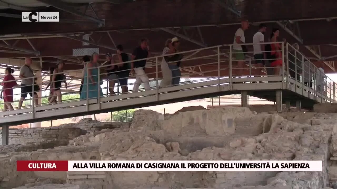 Alla villa Romana di Casignana il progetto dell’università la sapienza