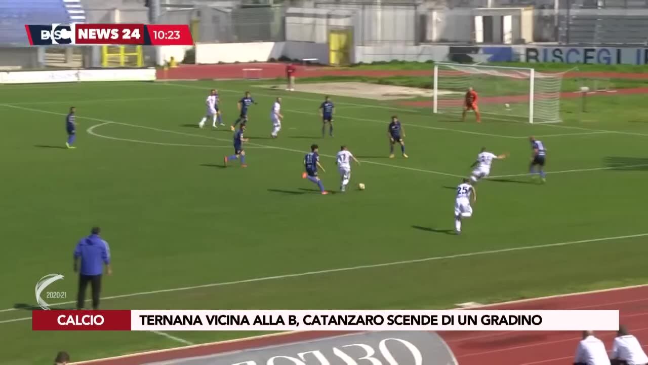 Ternana vicina alla B, Catanzaro scende di un gradino