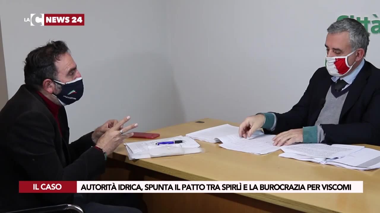 Autorità idrica, spunta il patto tra Spirlì e la burocrazia per Viscomi