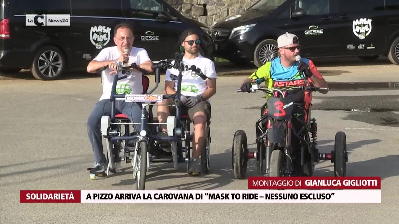 A Pizzo arriva la carovana di “Mask to ride – nessuno escluso”