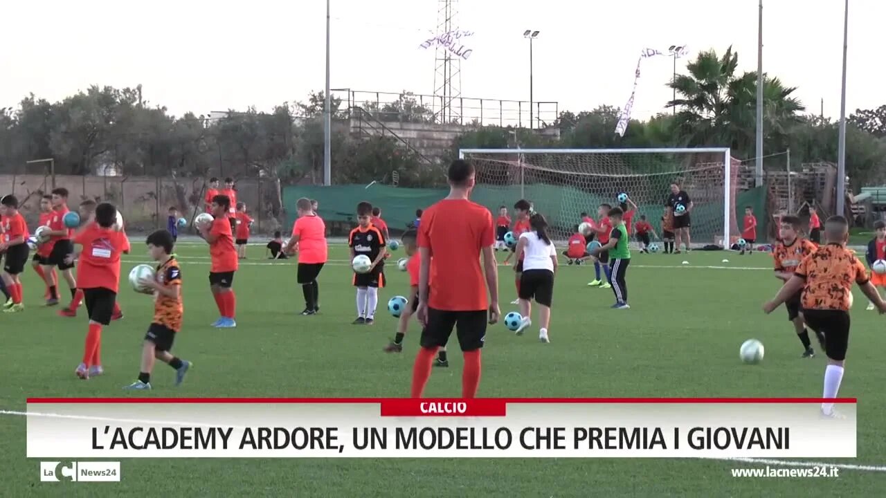 L’academy Ardore, un modello che premia i giovani