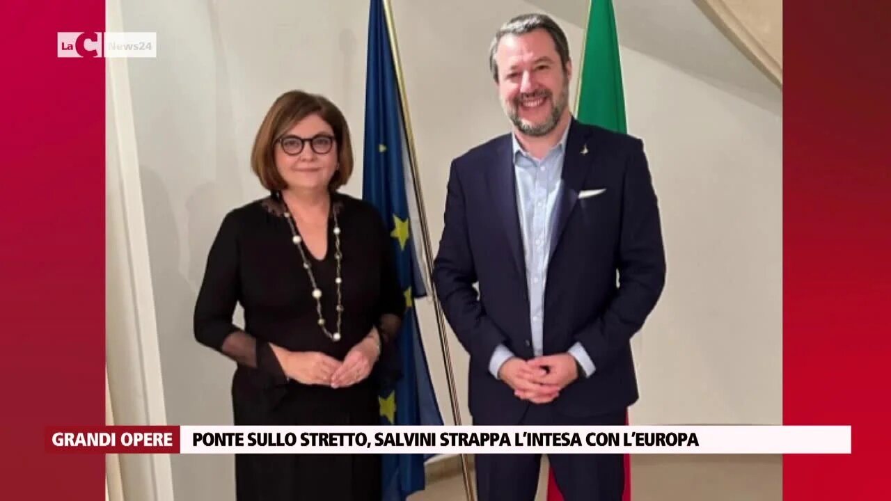 Ponte sullo Stretto, Salvini strappa l’intesa con l’Europa