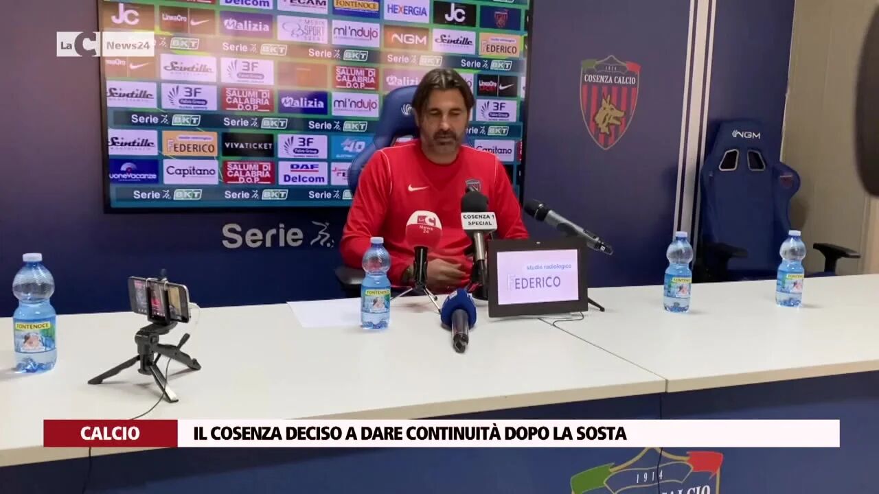 Il Cosenza deciso a dare continuità dopo la sosta