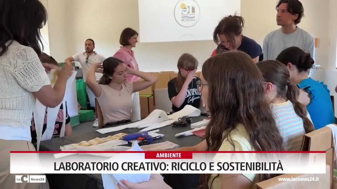 Laboratorio creativo: riciclo e sostenibilità